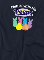 Peeps Easter Chillin' With My Womens Crop Top