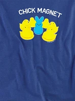 Peeps Easter Chick Magnet With Bunny Womens Crop Top
