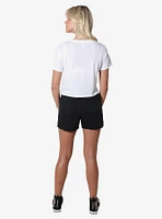 Peeps Easter I Like My Chicks Fluffy And Sweet Womens Crop Top