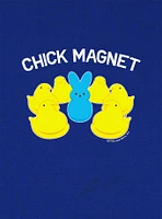 Peeps Easter Chick Magnet Bunny Baby Rib Womens Crop Top
