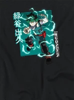 My Hero Academia Izuku Midoriya Heroic Pose Women's Crop Top T-Shirt