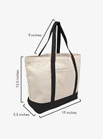 Harry Potter Slytherin Crest Canvas Tote Bag