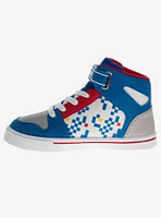 Sonic The Hedgehog Boys High Top Canvas Sneakers