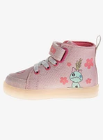 Disney Lilo & Stitch Toddler Girls High Top Light Up Sneakers