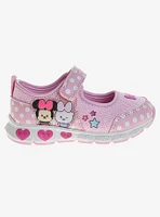 Disney Minnie Mouse & Daisy Toddler Girls Light-Up Mary Jane Sneakers