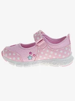 Disney Minnie Mouse & Daisy Toddler Girls Light-Up Mary Jane Sneakers