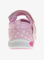 Disney Minnie Mouse & Daisy Toddler Girls Light-Up Mary Jane Sneakers