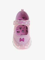 Disney Minnie Mouse & Daisy Toddler Girls Light-Up Mary Jane Sneakers