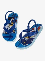 Sonic The Hedgehog Toddler & Boys Slip-On Flip Flops