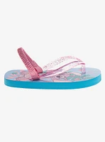 Disney Lilo & Stitch and Angel Toddler Girls Dual Sizes Flip Flops