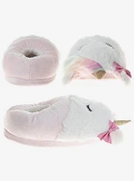 Pink Unicorn Girls Comfy Slippers