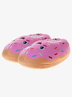 Pink Doughnut Girls Comfy Slippers