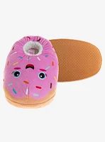 Pink Doughnut Girls Comfy Slippers