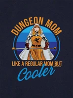 Dungeons & Dragons Dungeon Mom Cap Sleeve Baby Rib Women's Crop Top