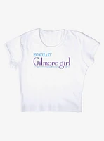 Gilmore Girls Honorary Girl Cap Sleeve Baby Rib Women's Crop Top