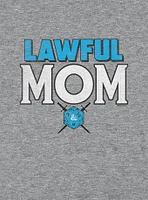 Dungeons & Dragons Lawful Mom Cap Sleeve Baby Rib Women's Crop Top