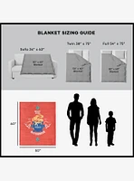 Harry Potter Leaky Cauldron 50x60" Silk Touch Throw Blanket