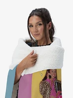 Clueless Dionne Cher Tai Silk Touch Sherpa Throw Blanket
