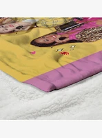 Clueless Dionne Cher Tai Silk Touch Sherpa Throw Blanket