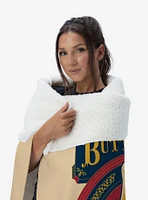 Harry Potter Served Fresh Silk Touch Sherpa Throw Blanket
