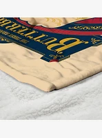 Harry Potter Served Fresh Silk Touch Sherpa Throw Blanket