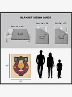 Harry Potter Served Fresh Silk Touch Sherpa Throw Blanket