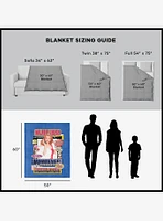 Clueless More Runways Silk Touch Sherpa Throw Blanket