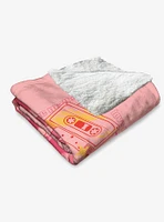 Clueless Totally Clueless Silk Touch Sherpa Throw Blanket