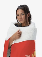 Harry Potter Leaky Cauldron Silk Touch Sherpa Throw Blanket