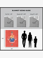 Harry Potter Leaky Cauldron 60x80" Silk Touch Throw Blanket