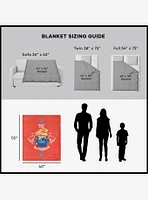 Harry Potter Leaky Cauldron 40x50" Silk Touch Throw Blanket