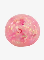 Super Squidge Ball Alphabet Glitter Stress Toy