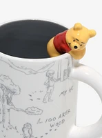 Disney Winnie the Pooh Hundred Acre Wood Map Critter Mug