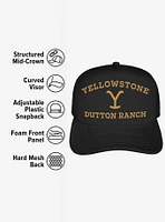 Yellowstone Arched Logo Foam Trucker Hat