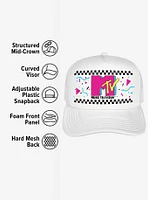 MTV 80's Checker Party Foam Trucker Hat