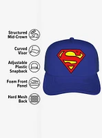 DC Comics Superman Classic S-Shield Logo Foam Trucker Hat