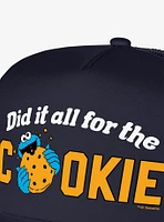 Sesame Street Cookie Monster Did It All For The Cookies Foam Trucker Hat