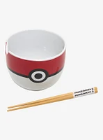 Pokémon Poké Ball Ramen Bowl With Chopsticks