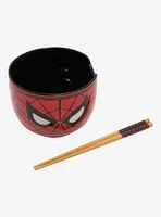 Marvel Spider-Man Mask Ramen Bowl With Chopsticks