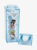 Sanrio Hello Kitty and Friends Blue Milk Carton Water Bottle