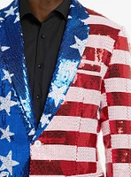 Sequins Stars & Stripes Blazer