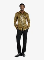 Golden Geo Star Long Sleeve Shirt