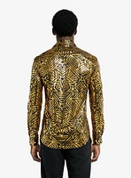 Golden Geo Star Long Sleeve Shirt
