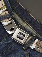 Fullmetal Alchemist: Brotherhood Central Forces Military Faces Seatbelt Buckle Belt