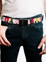 Hell's Paradise Tensen Character Pose Blocks Flip Web Belt