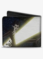 Black Clover Lemiel and Zagred Swords Of Light Battle Scene Bifold Wallet