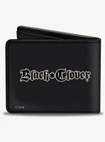 Black Clover Asta Face Close-Up Bifold Wallet