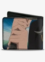 Black Clover Asta Training Pose Close-Up Bifold Wallet