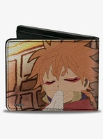 Black Clover Chibi Leopold and Asta Pose Bifold Wallet