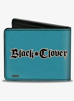 Black Clover Chibi Noelle Thinking Scene Bifold Wallet